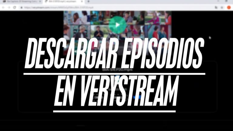 Cómo descargar episodios en Verystream, Video!